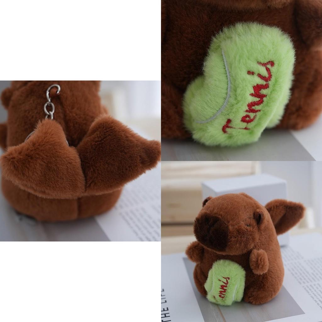 Adorable Capybara Plush Keychain Cute Toy Doll Perfect Holiday Gift