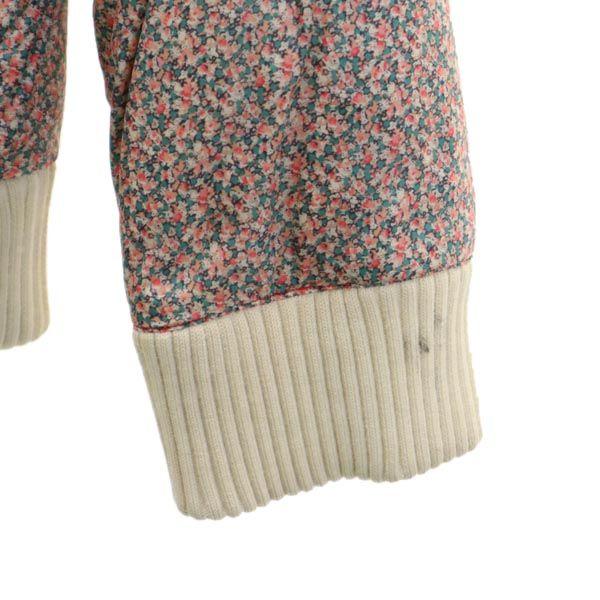 Lacoste Floral Down Jacket 42 Pink Women Used