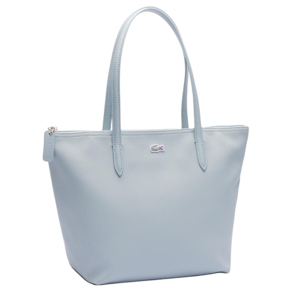 Lacoste Textured Pattern Green Embroidered Crocodile PVC Tote Bag Shopping Bag Handbag Small Women tote bags Blue NF2037PO-Q48