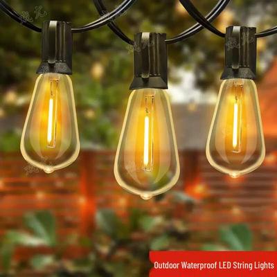 Oeny Retro Solar Outdoor String Lights