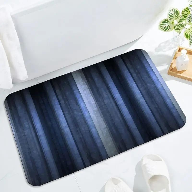 Colorful Marble Texture Door Front Mat Decoration Home Bathroom Floor Mat