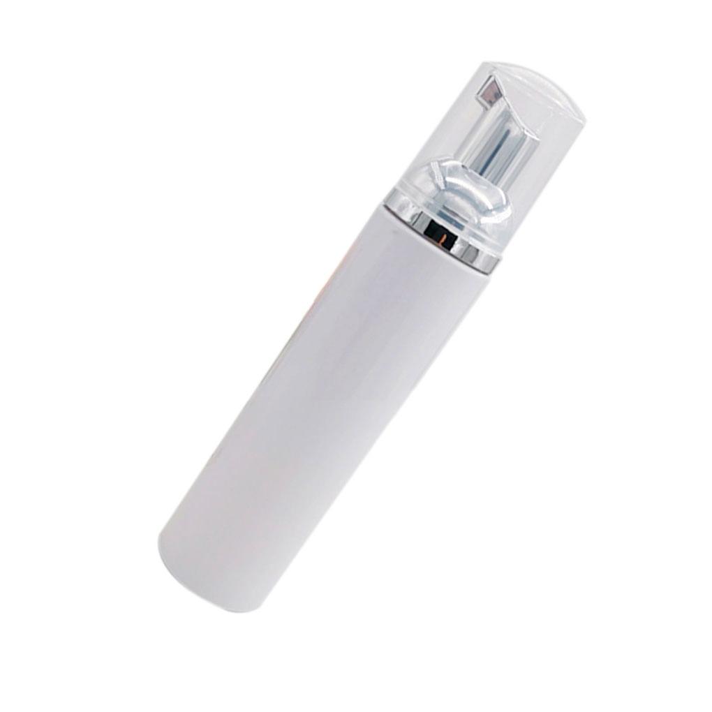 10 Stück Plastikschaumflasche mit silberfarbener Pumpe Leere Reiseschaumspender für Seife Shampoo 30/50/70/80/100ml