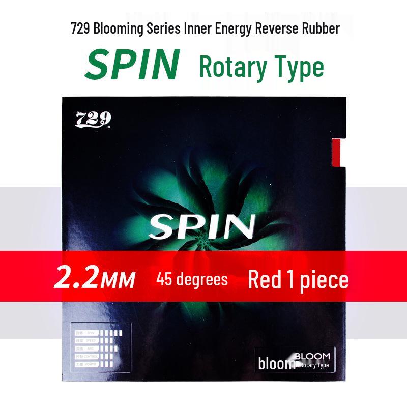 Friendship 729 Blooming Offensive Loop Table Tennis Racket Super Sticky Inverted Rubber Cover.