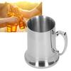 Stainless Steel Mug Silver with Handle for Bar Hotel Supplies Cocktail Glass Goblet Cups560ml