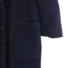 YVES SAINT LAURENT 90s Old Melton Chester coat M Navy Women Used