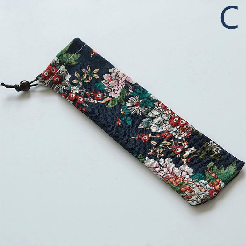 Cutlery Bag Reusable Travel Drawstring Pouch For Kitchen Tableware Fork, Spoon