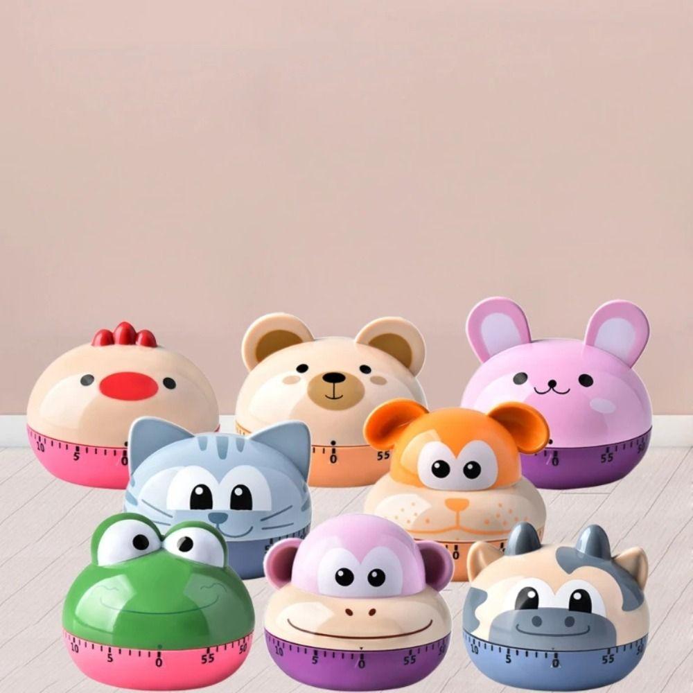 60Minutes Animal Mechanical Timer Cartoon Time Management Tool Cooking Timer  Kitchen Cooking