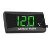 YFFSFDC Motorcycle Voltmeter 12V Digital Voltmeter Vehicle Voltmeter Waterproof Compact