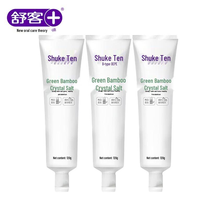 Shuke Green Bamboo Crystal Salt Fresh Mint Toothpaste