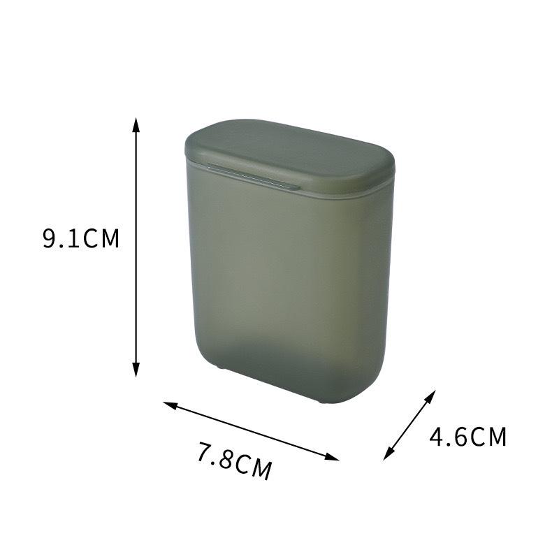 Transparent Flip-Top Organizer Box for Cables Earphones Jewelry - Customizable Logo 509₽