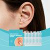 Earwax Removal Adhesive Swabs for Ear Cleaning 24 Pieces Reusable Plastic Ear Care Tools with Soft Adhesive Tips for Safe and Effective Wax Extraction