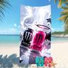 Strandtuch mit Monster Energy LOGO Muster - weich, saugfähig, maschinenwaschbar Leicht&Modern, Schwimmen, Reise-Essentials