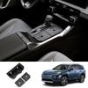 For Toyota Rav4 2026 ABS Black Car Central Control Water Cup Frame Cover Trim Interior Car Accessories LHD