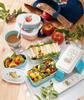 Skater Lunch Sealable Set of Peter Rabbit Made in Box, Containers, 3, 860ml, Design, Japan, SRS3SAG-A
