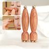 Wooden Gua Sha Tool for Face, TCM Acupoint Massager for Eye Bags Dark Circles, Gentle Sensitive Skin Anti Aging Beauty Gift