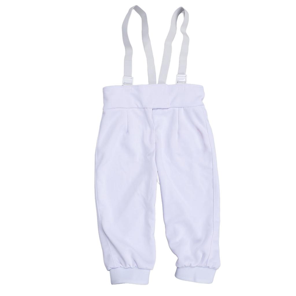 Pantalon d'escrime pour enfants Tissu résistant aux perforations Réglable Épais Uniforme d'escrime pour enfants Combinaison pour l'entraînement au Fleuret Épée Sabre 50