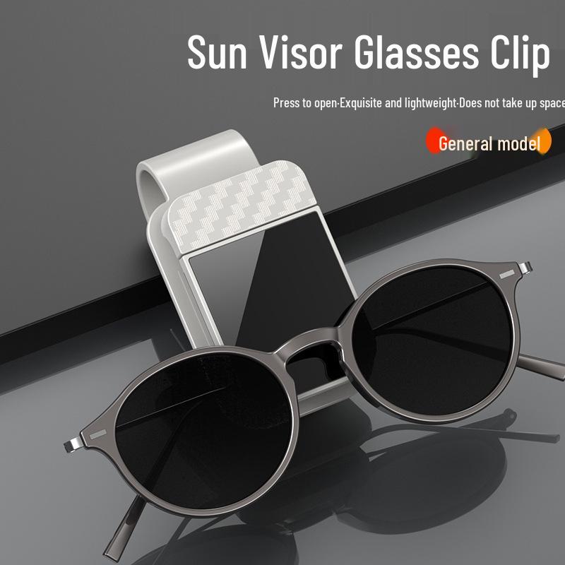 Car Sunglasses Holder: Multi-Functional Visor Clip for Glasses & Tickets