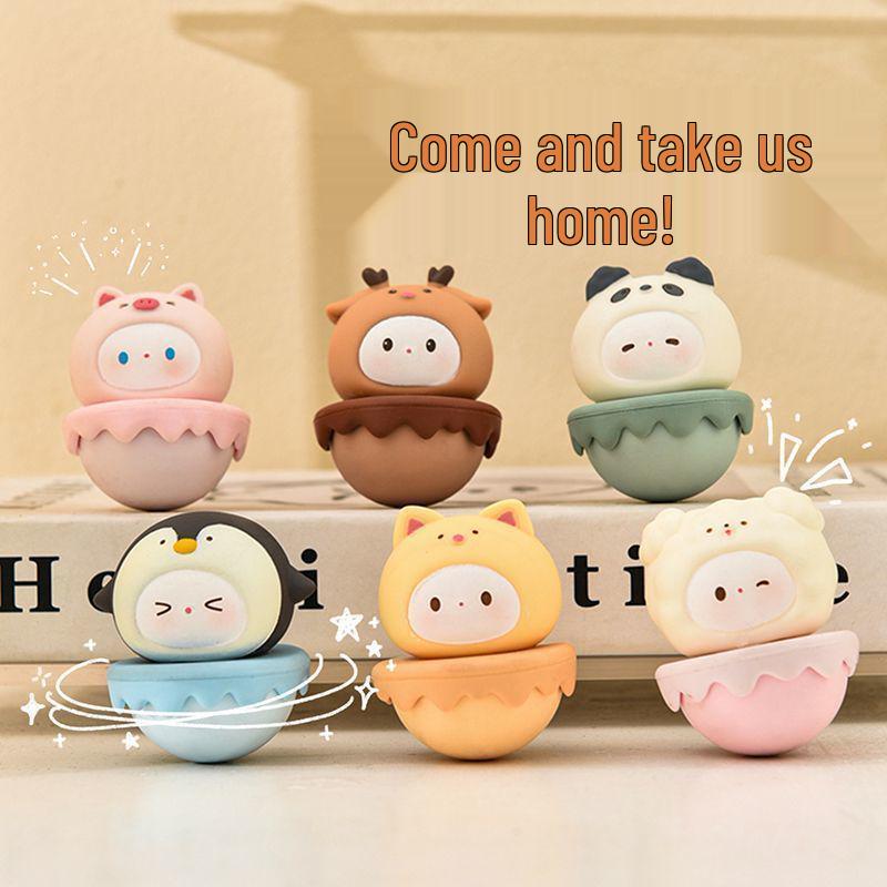 Roztomilý pryskyřičný hrnek s ozdobou pro mazlíčka - Kreativní kancelářská dekorace pro dívku, Malá dekompresní dekorace, Doprava zdarma v ceně