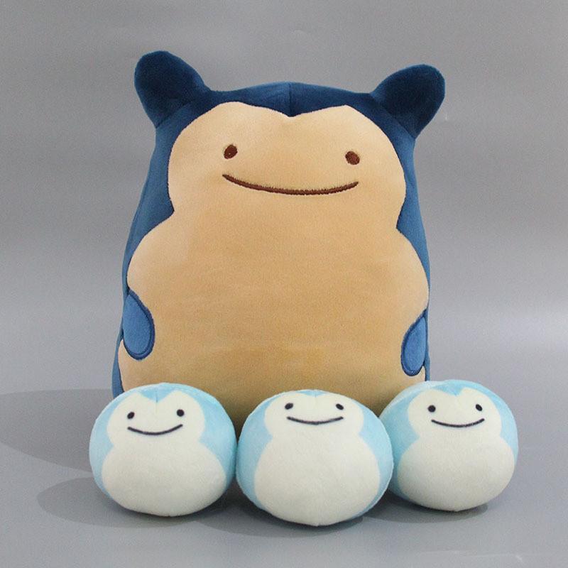 Split Pikachu Pillow Plush Charmander Squirtle Bulbasaur Gift Decoration