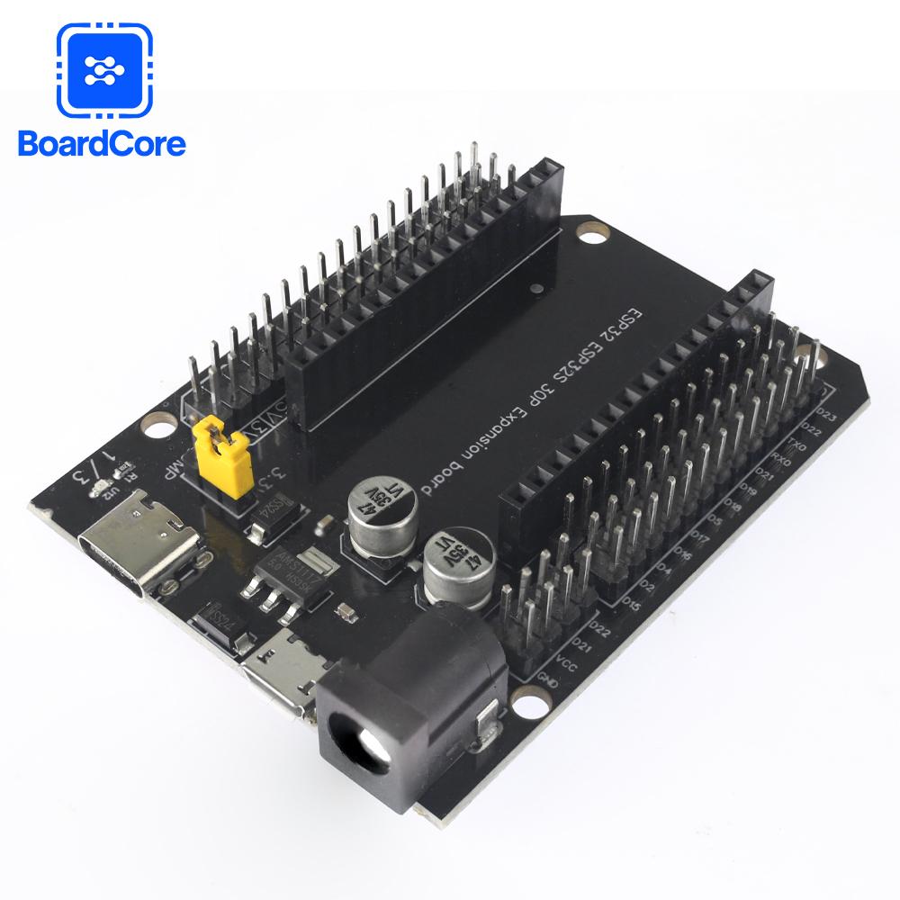 1/2pcs ESP32 Expansion Board ESP32 30P DEVKIT V1 Development Board Power Board Module ESP32S Expansion Boards