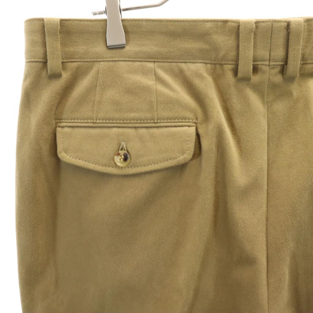LANVIN LA COLLECTION made in Japan Moleskin Faltenhose 94 Braun Herren Gebraucht
