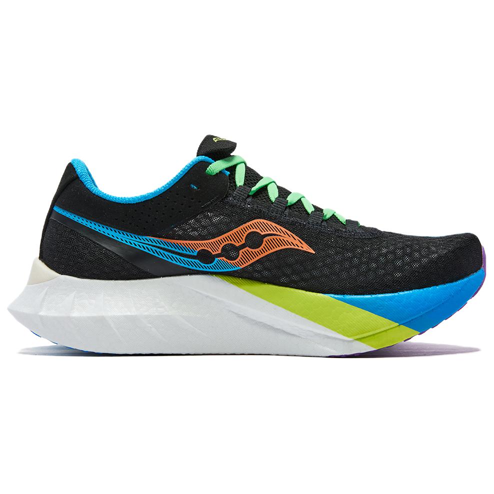 SAUCONY Endorphin Pro 4 Cushioning, Wear Resistant Low Top Running Shoes Unisex Black Blue FUTURE BLACK Saucony S30939-550