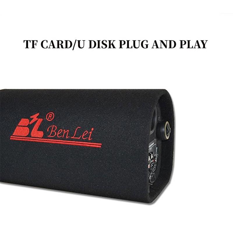 

Портативный сабвуфер для автомобиля, 12 В, 220 В, динамик, Bluetooth, FM-радио, компьютер, дом, мотоцикл