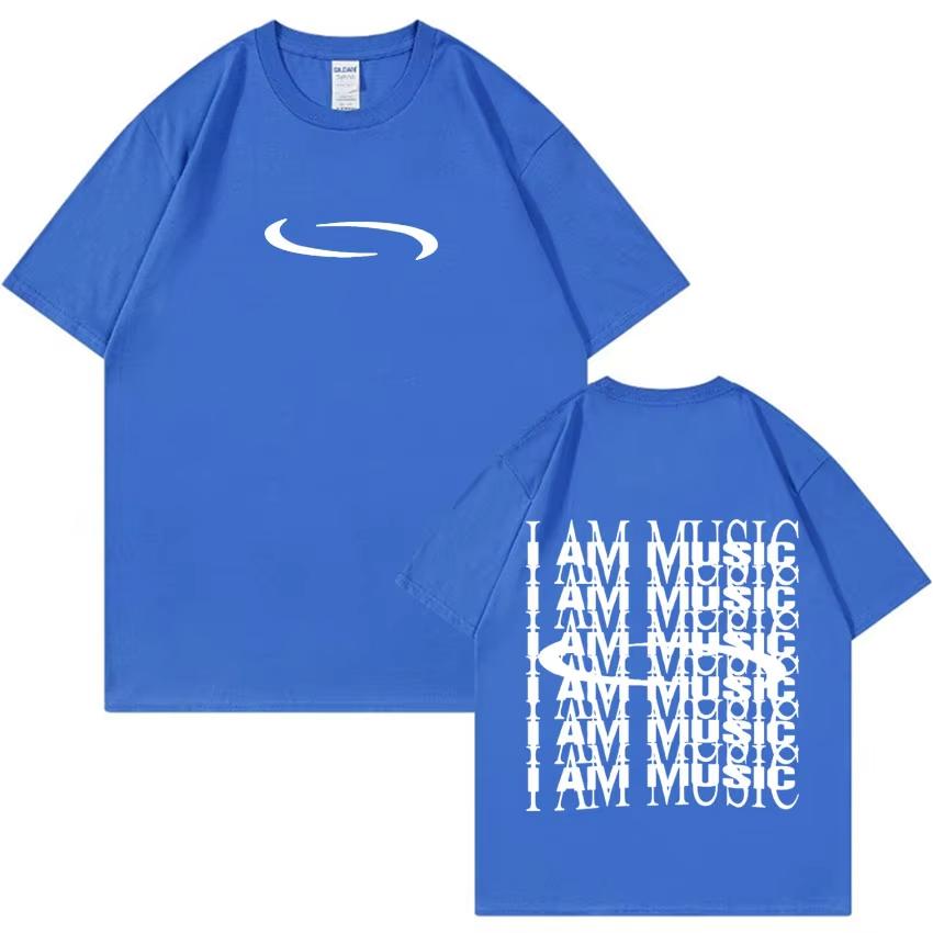 Playboi Carti I AM MUSIC Logotyp T-shirt Opium Ken Carson Narcissist Tour Rap 2025 Sommar Män Kvinnor Toppar Casual Oversized T-shirts
