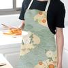 Cotton and Linen Apron Japanese Cartoon Lucky Cat Cooking Sleeveless Bib Waterproof Anti-greasy Kitchen Supplies Chef Apron