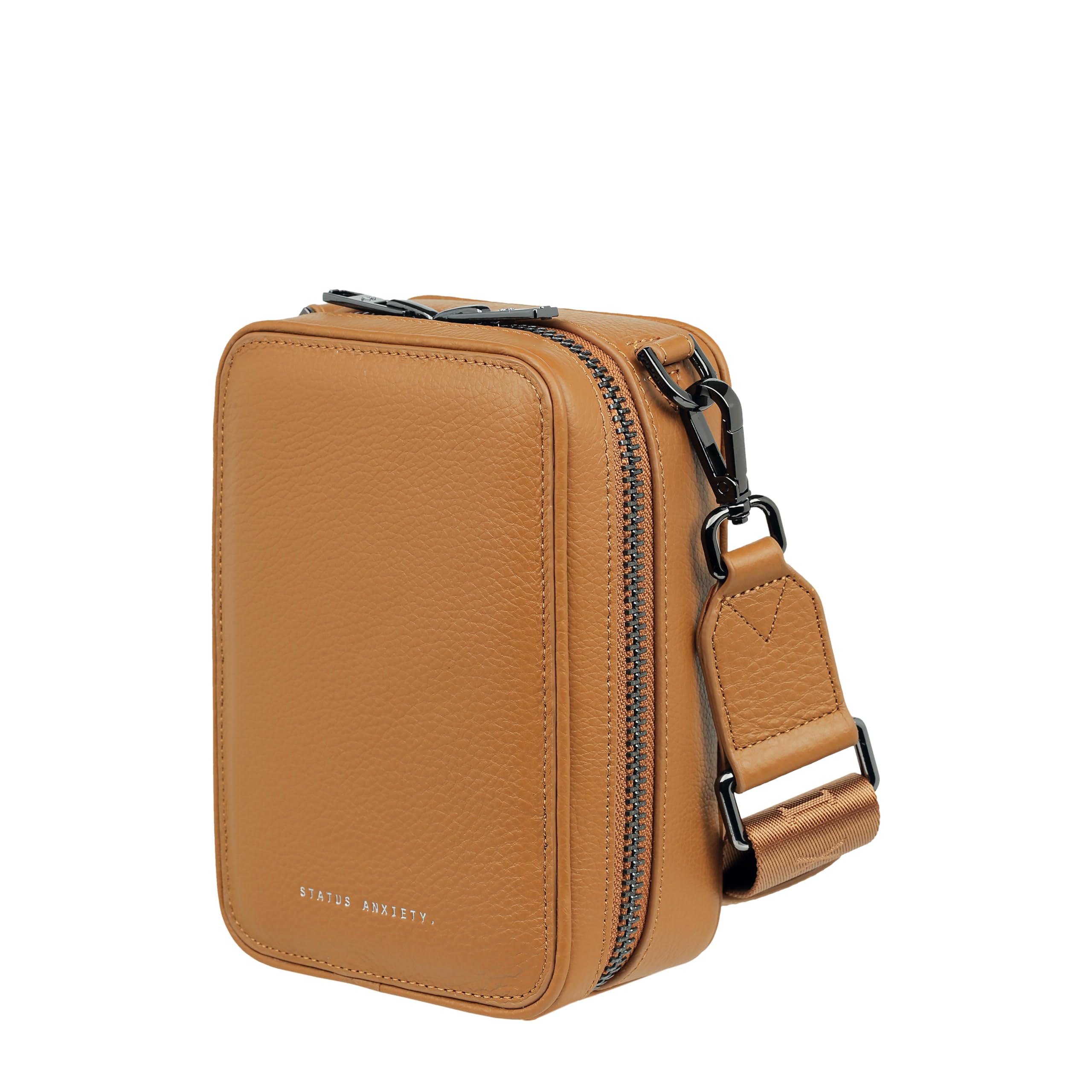 

Status Anxiety GOOD LIFE Shoulder Mini Crossbody Leather Cowhide Korean Tan Women s Bag, Bag, Bag, Leather, Style,