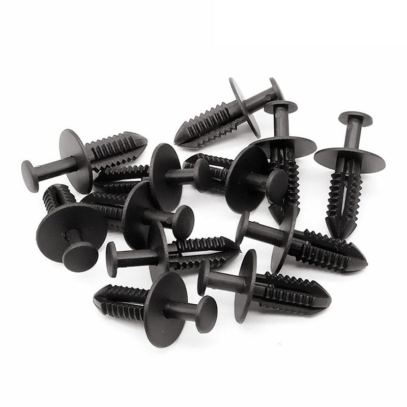 100x Trunk Screw Rivets Set Car Bumper Fender Fastener Clips For Opel Messer