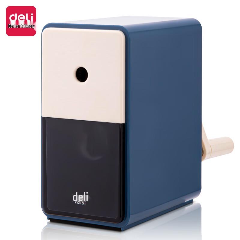 Deli 7-Gear Adjustable Hand-Crank Pencil Sharpener
