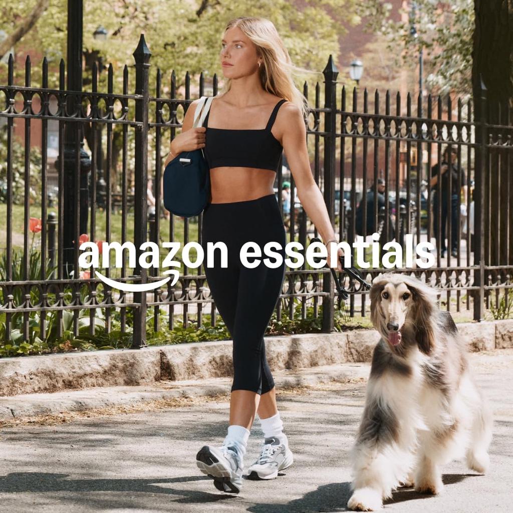 Amazon Essentials Capri Leggings with Super Perfect for and the Size L Women's High-Waisted Pockets, Moisture-Wicking Fabric, Breathable, Cool, Soft,