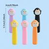 6pcs/12pcs Penguin Shape Pencil Extender Soft Rubber Pen Cap Cartoon Pencil Nib Protector  Children