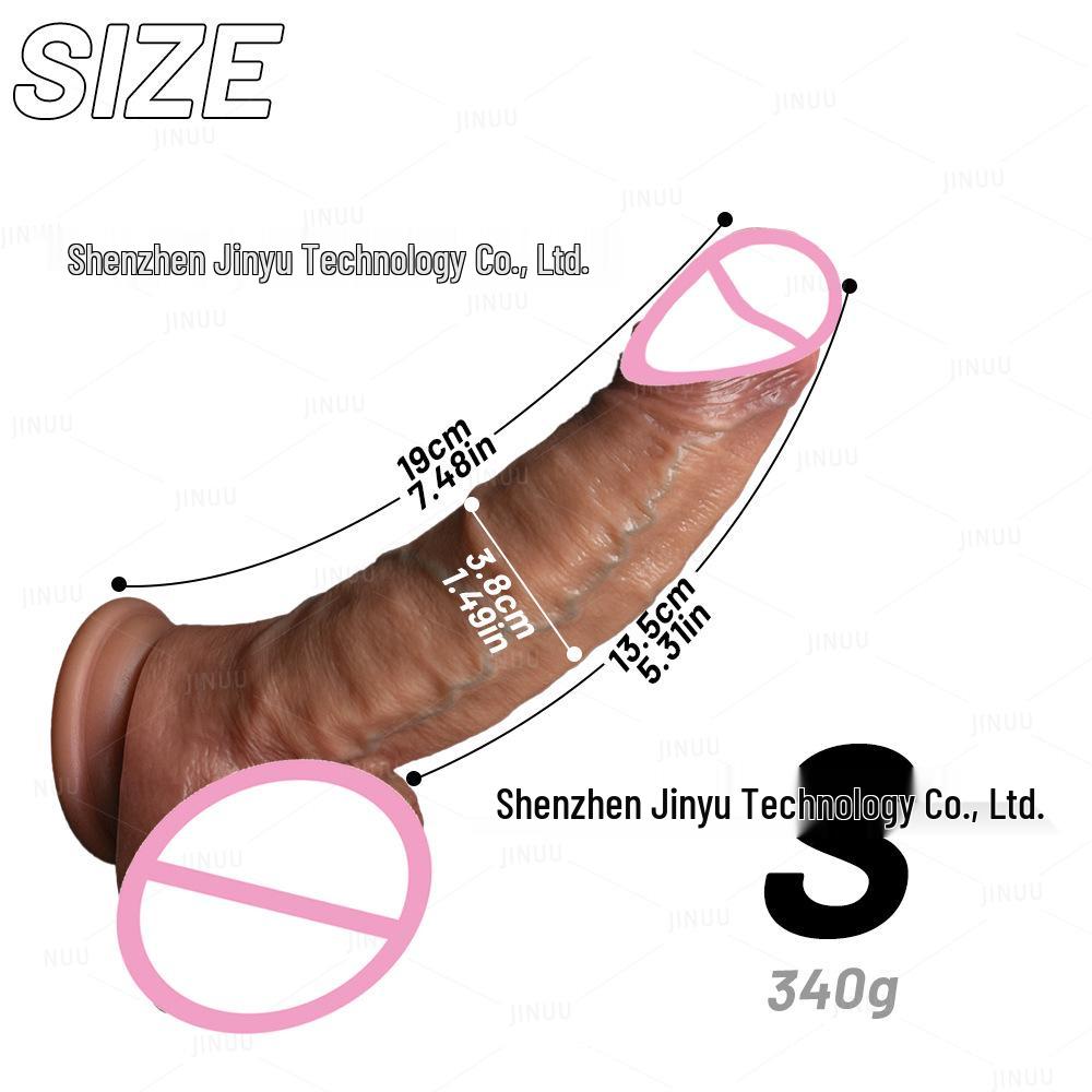 Realistic Soft Flesh Dildo for Women Self-Stimulation