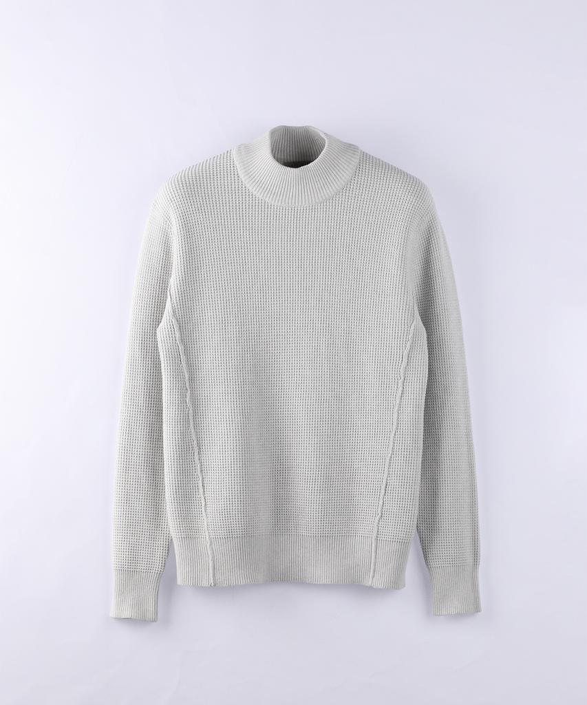 PANICALE Waffle Weave Half Turtleneck Knit - 2 Colors