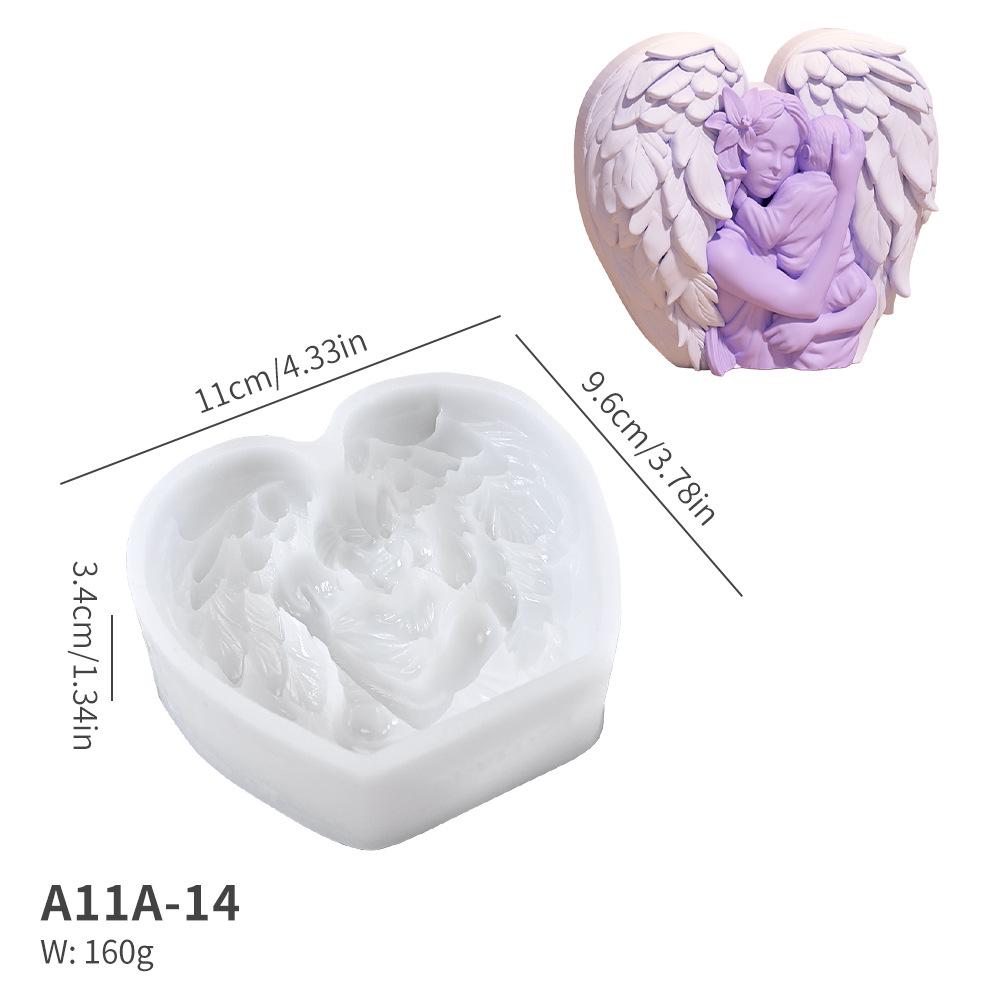 

Форма для свечи и мыла в форме сердца Дева Мария в европейском стиле