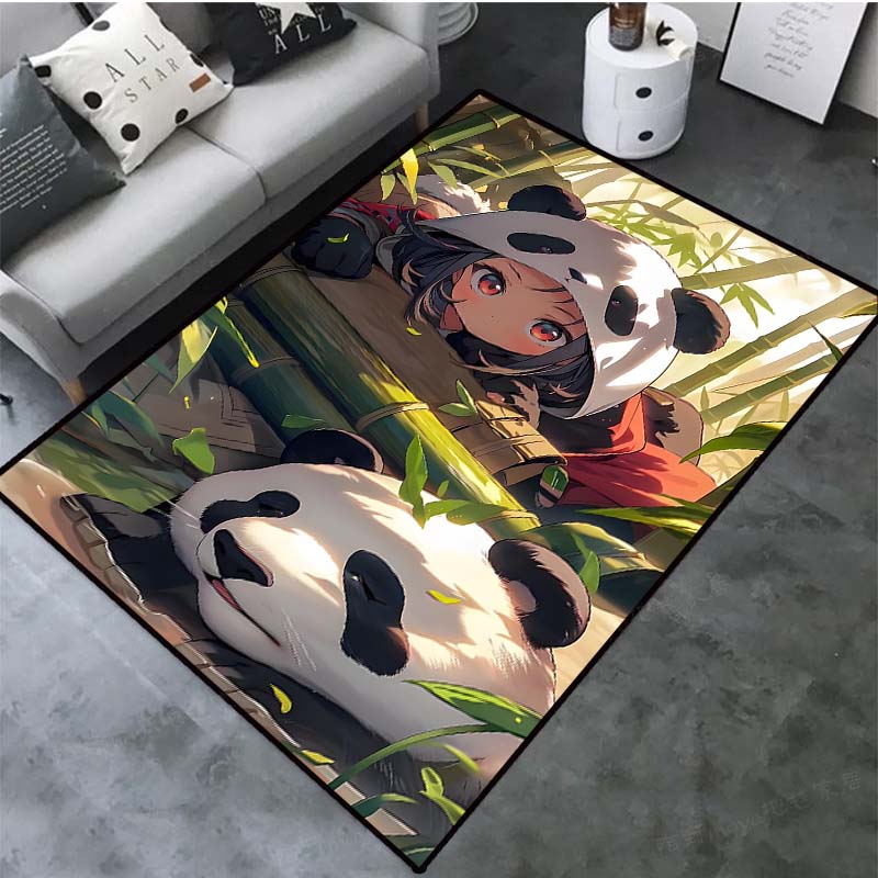 Cute Kawaii S-SPY-X-FAMILY NonSlip Area Rug for Living Room,Bedroom,Playroom,Kitchen,Door Floor Mat Home Decor Rug Gift Alfombra