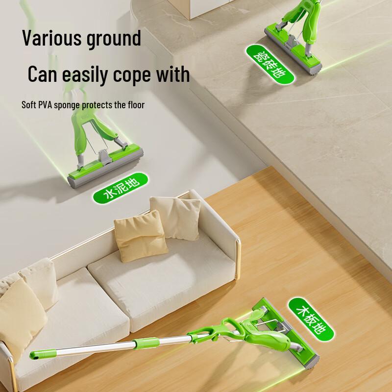 3M Scotch-Brite Hands-Free PVA Sponge Mop