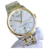 Tissot Elegance Series Automatic Mechanical Movement Steel Band Watch 40mm White Dial Stainless Steel Case Men watches T063.407.22.037.00