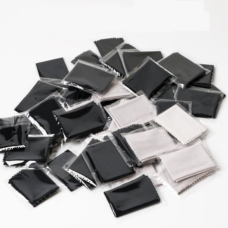 100pcs Individual Packaging Large Size 13x13cm 230gsm Glasses Lens Microfiber Cleaning Cloth Eyeglasses Wipe Cleaner