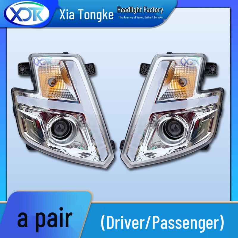 HOWO V5/V7 LED Projector Crystal Headlight Assembly - Waterproof & Anti-fog.