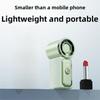 120 Adjustable Settings Mini Handheld Fan LED Display Turbo Fan Portable Desk Fan  Travel