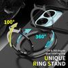 Shockproof Armor Slide Camera Protect Case For OPPO A6 A6X A6S 4G 5G Magnetic Ring Stand Holder Bracket Cover