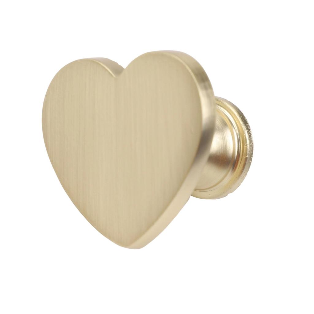 Herzförmige Zinklegierung Schrankknöpfe Set mit 6 für Schubladen Türen Schränke Inklusive Schrauben für einfache Installation