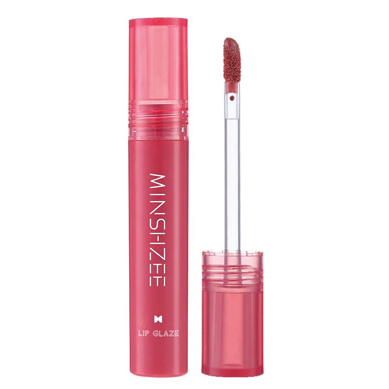 Mingxi Zhi Mirror Lip Glaze: Moisturizing, Non-Transfer, Plumping Nude Lipstick