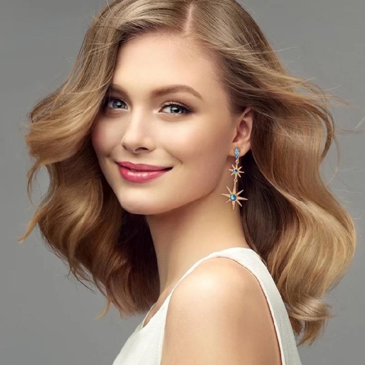Moon Sun Earrings Drop Dangle Earrings Alloy Material Party Jewelry for Girls