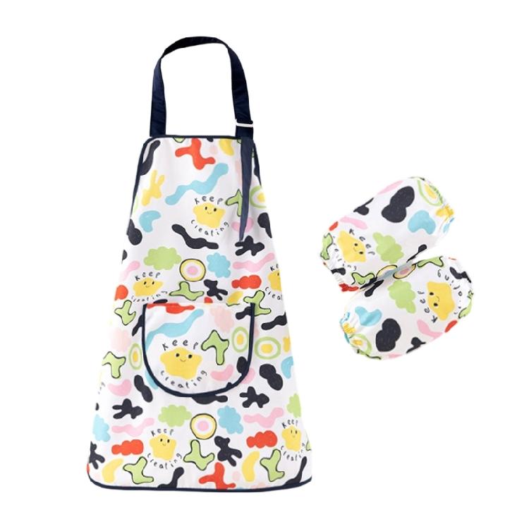 Creative Kids Craft Painting Apron Full Arm Coverage Durability Waterproof Fabric For Classroom Artists For Crafts