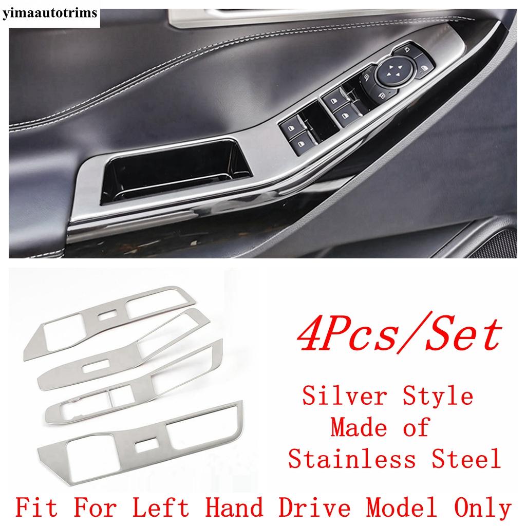 Car Door Window Glass Lift Buttons Control Switch Panel Cover Trims For Ford Explorer 2024 2025 Accessories