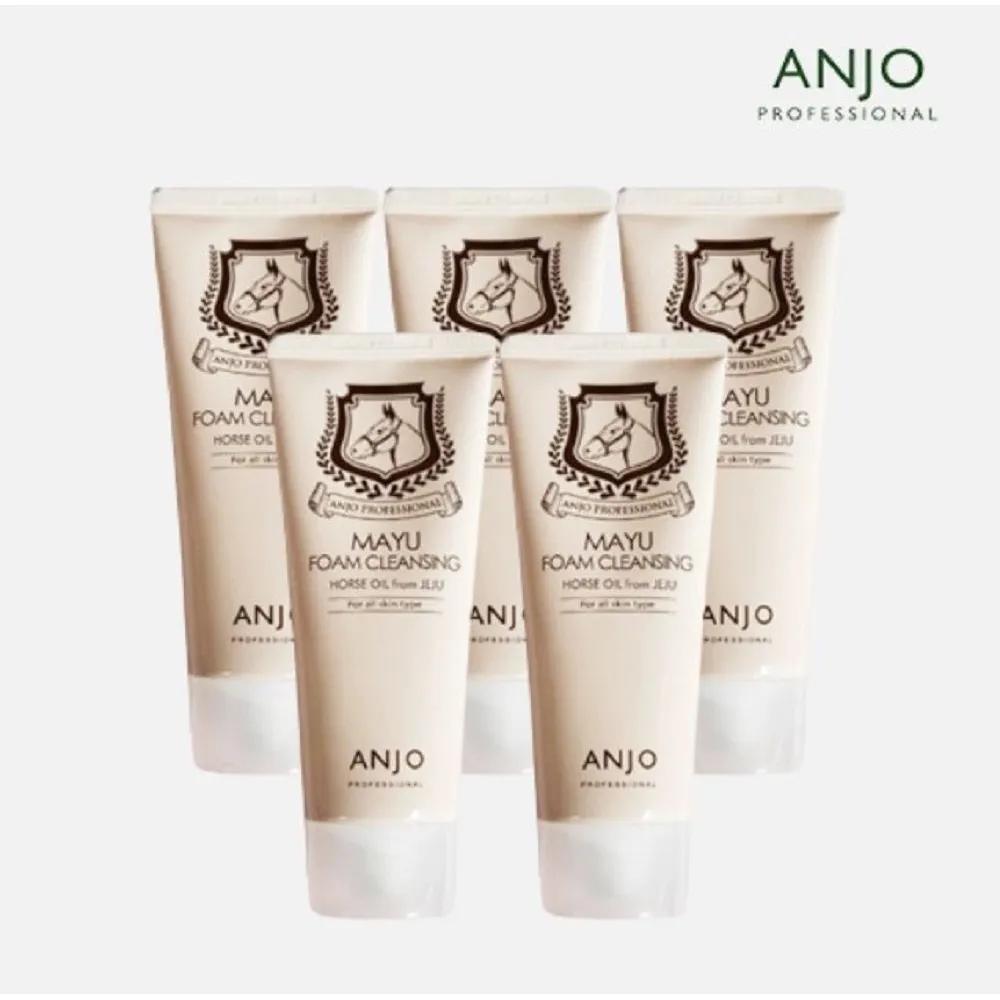 [ANJO] Horse Oil Foam Cleanser (5 x 100ml)